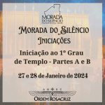 INICIAES MORADA - 1 GRAU DE TEMPLO - 27 E 28 DE JANEIRO DE 2024