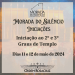 INICIAES MORADA - 2 E 3 GRAU DE TEMPLO - 11 E 12 DE MAIO DE 2024