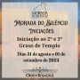 INICIAES MORADA - 2 E 3 GRAU DE TEMPLO - 31 DE AGOSTO E 01 DE SETEMBRO DE 2024